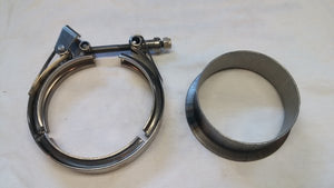 S300 Turbine Outlet Flange and Clamp 3.5"